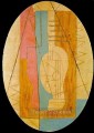 Guitare verte et rose 1912 Cubismo